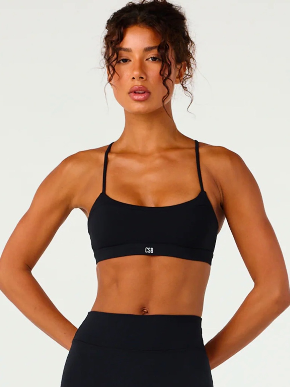 NWT CROP SHOP BOUTIQUE CSB FORM GIA CROP - Black - XS